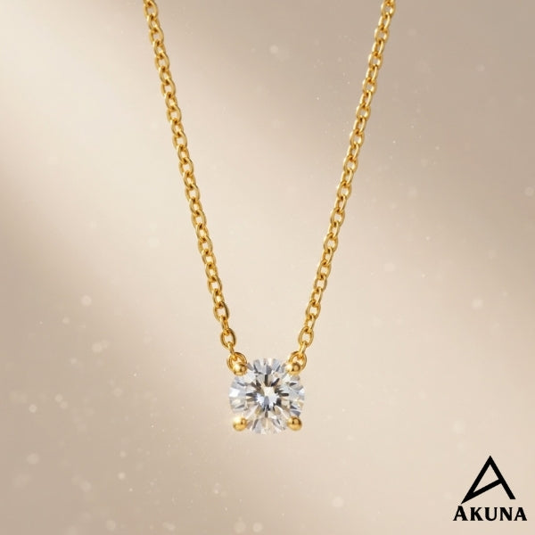 Elegant Minimal Stone Pendant Chain for Women