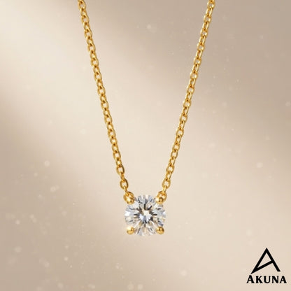 Elegant Minimal Stone Pendant Chain for Women