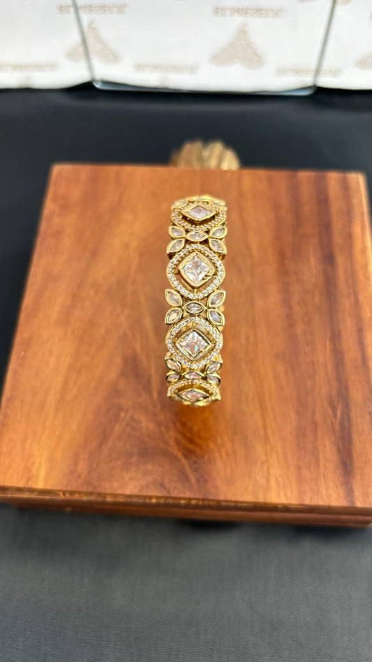 Diamond & Gold Bangle