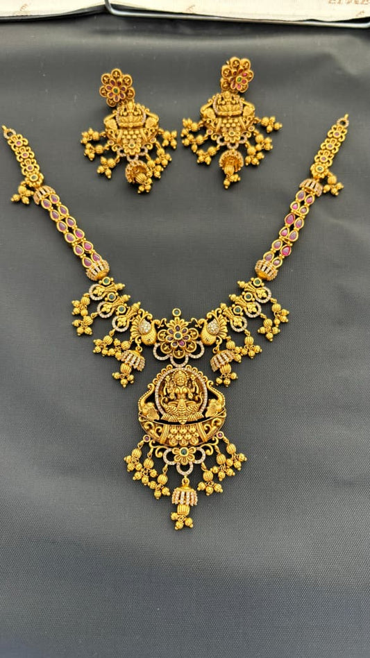 Ganesha Necklace & Earrings Set