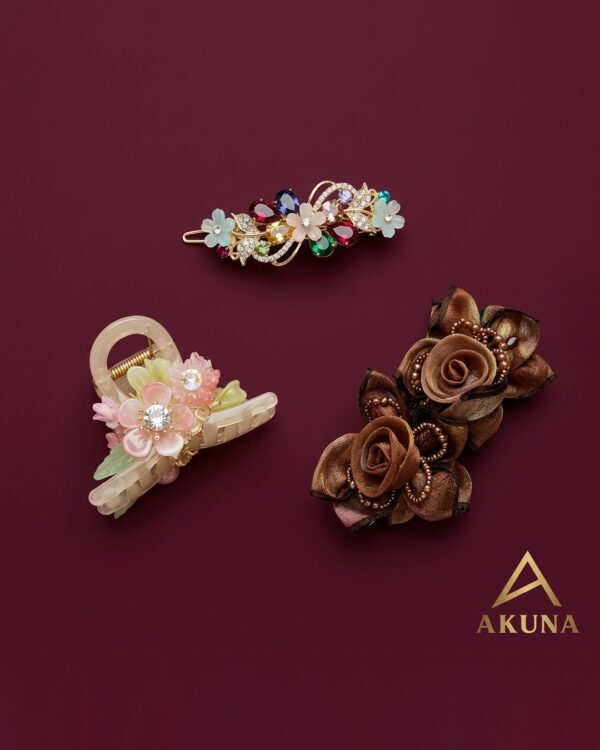 Bloom Trio Hair Clip Set