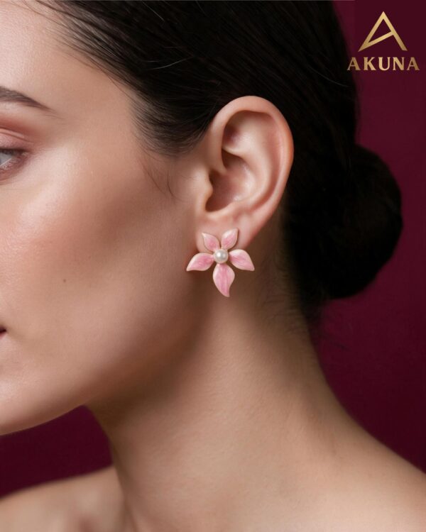 Blush Petal Studs