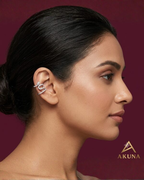 Chandra Crystal Ear Cuff