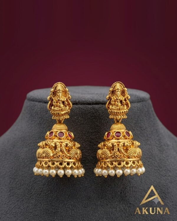 Lakshmi Kalasha Jhumkas