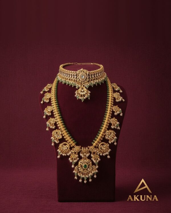 Rajamudra Choker & Haaram Bridal Duo