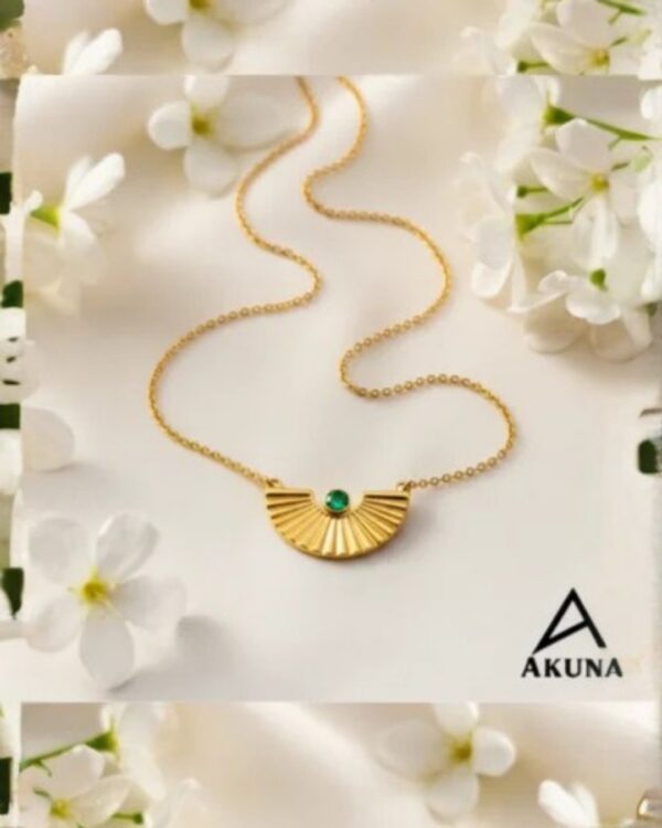 Sunray Fan Pendant Chain