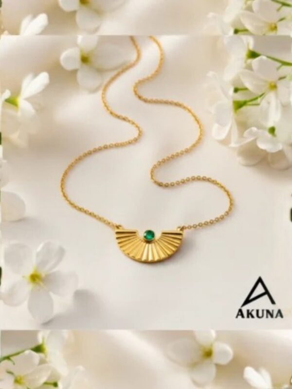 Sunray Fan Pendant Chain